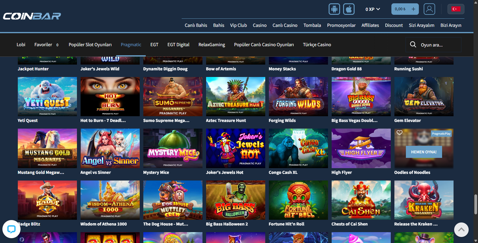 Coinbar Türkçe Blackjack